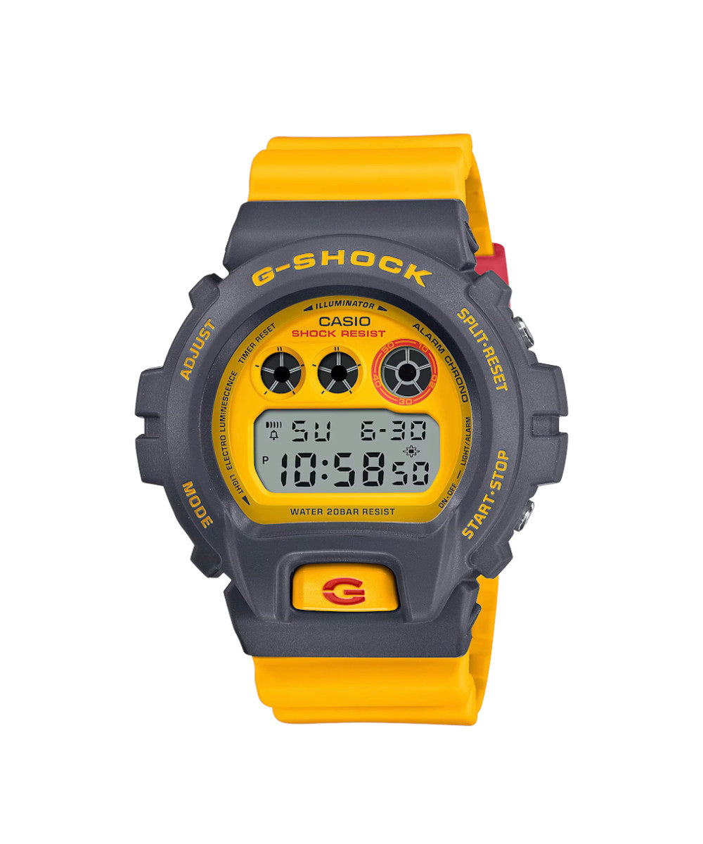 RELOJ CASIO G-SHOCK DW-6900Y-9DR- AMARILLO