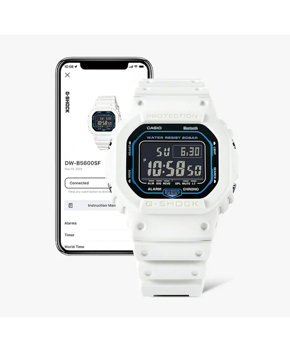 RELOJ CASIO G-SHOCK DW-B5600SF-7DR- BLANCO
