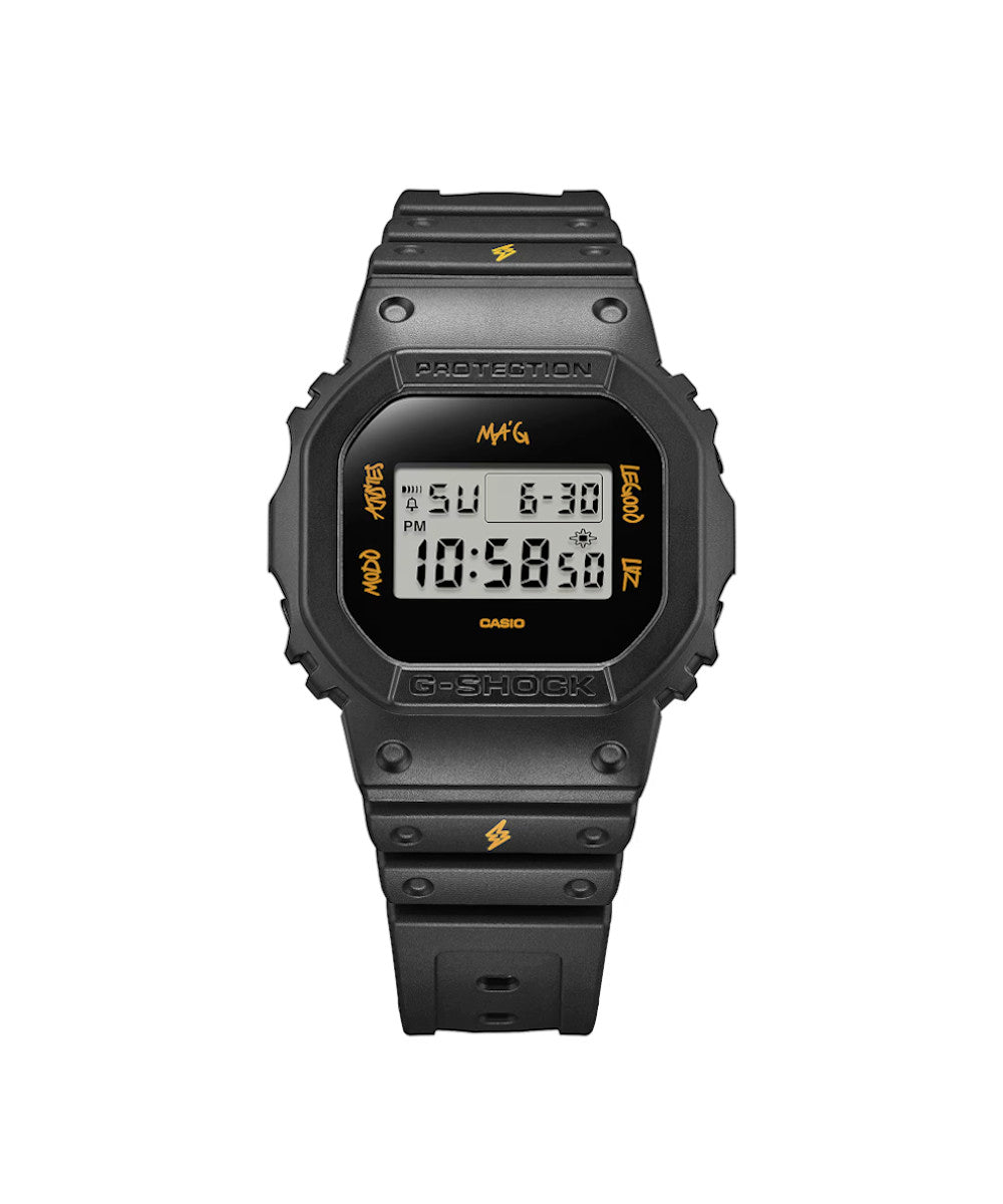 RELOJ CASIO G-SHOCK DWE-5600JB-1A9DR- AMARILLO