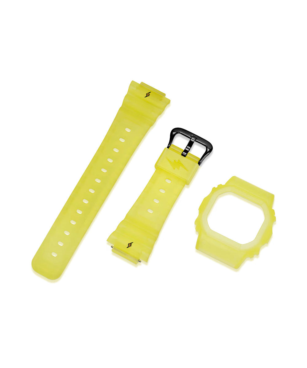 RELOJ CASIO G-SHOCK DWE-5600JB-1A9DR- AMARILLO