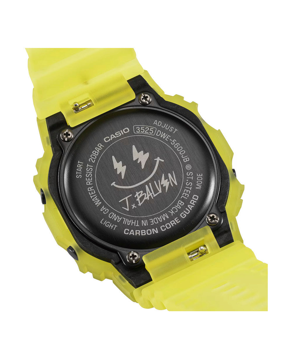 RELOJ CASIO G-SHOCK DWE-5600JB-1A9DR- AMARILLO
