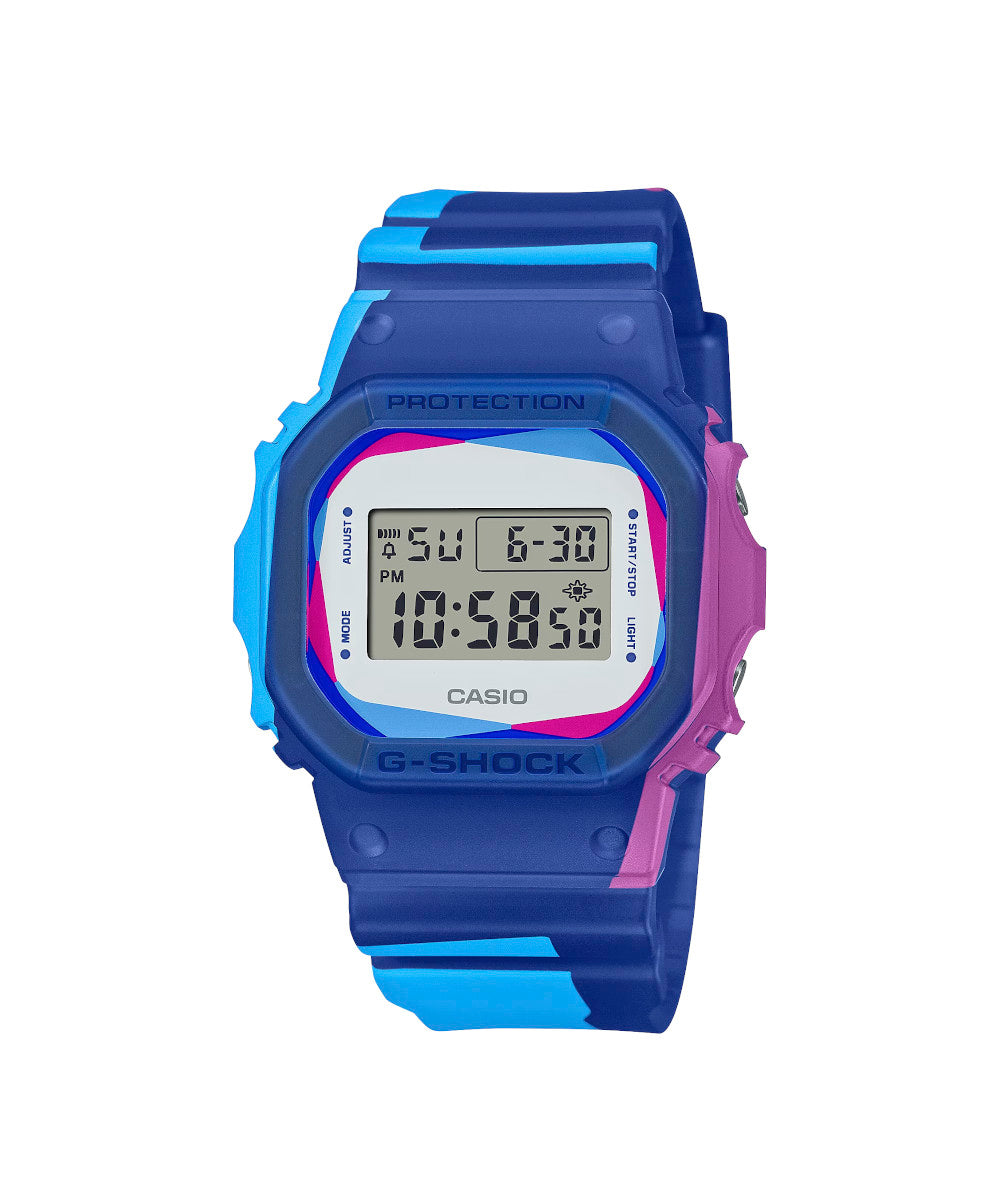 RELOJ CASIO G-SHOCK DWE-5600PR-2DR- AZUL