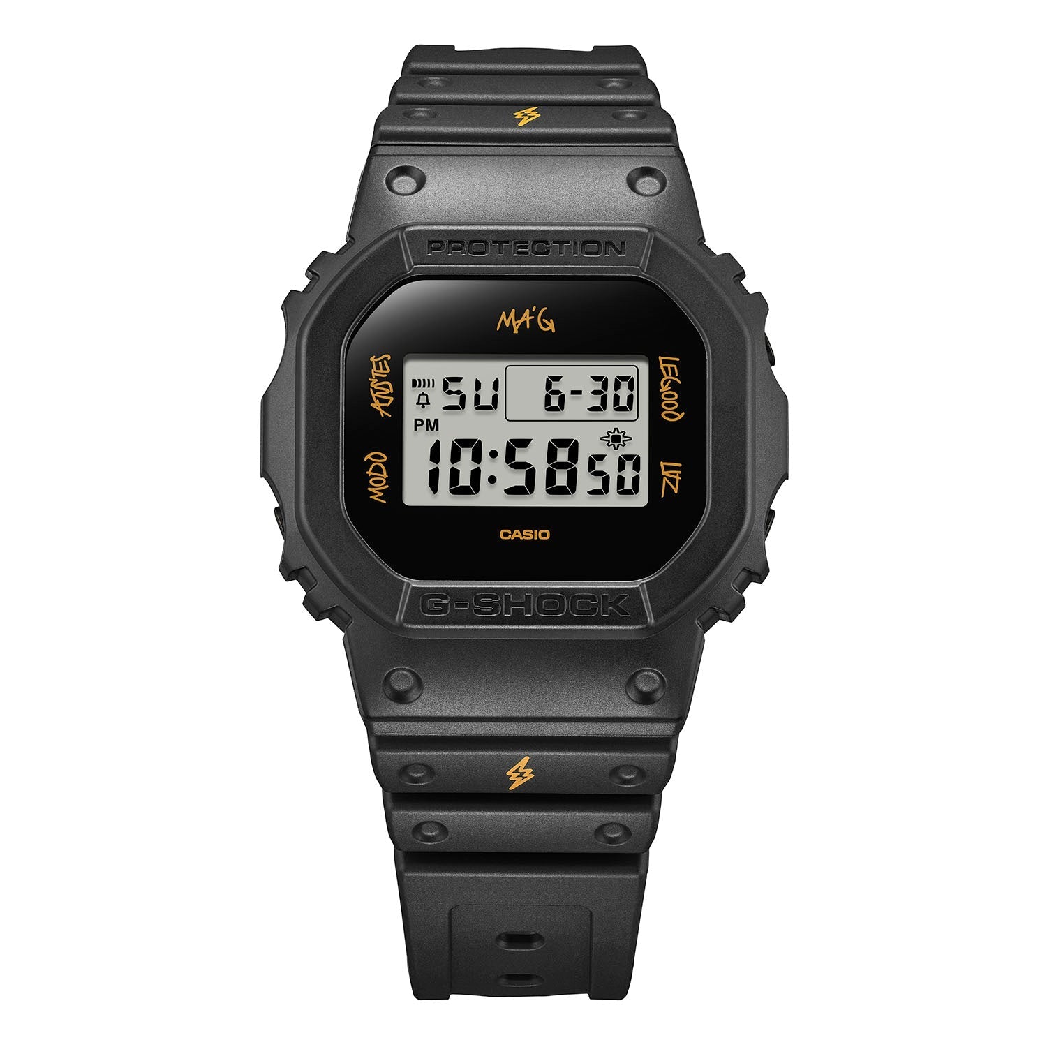 RELOJ DIGITAL PARA HOMBRE CASIO G-SHOCK DWE-5600JB-1A9CR - NEGRO