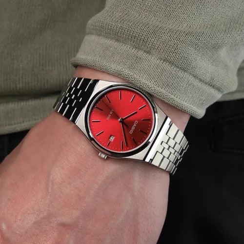 RELOJ PARA HOMBRE CASIO MTP-B145D-4A2VDF -ROJO