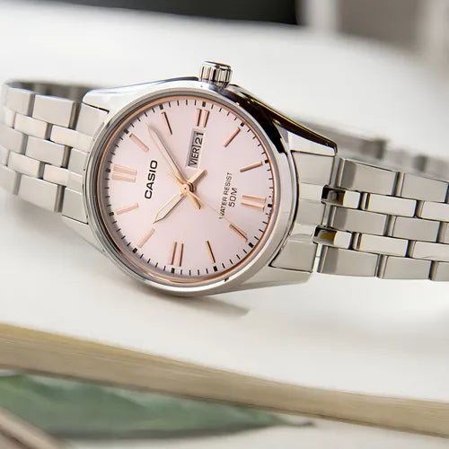 RELOJ PARA MUJER CASIO LTP-1335D-4AVDF -ROSADO