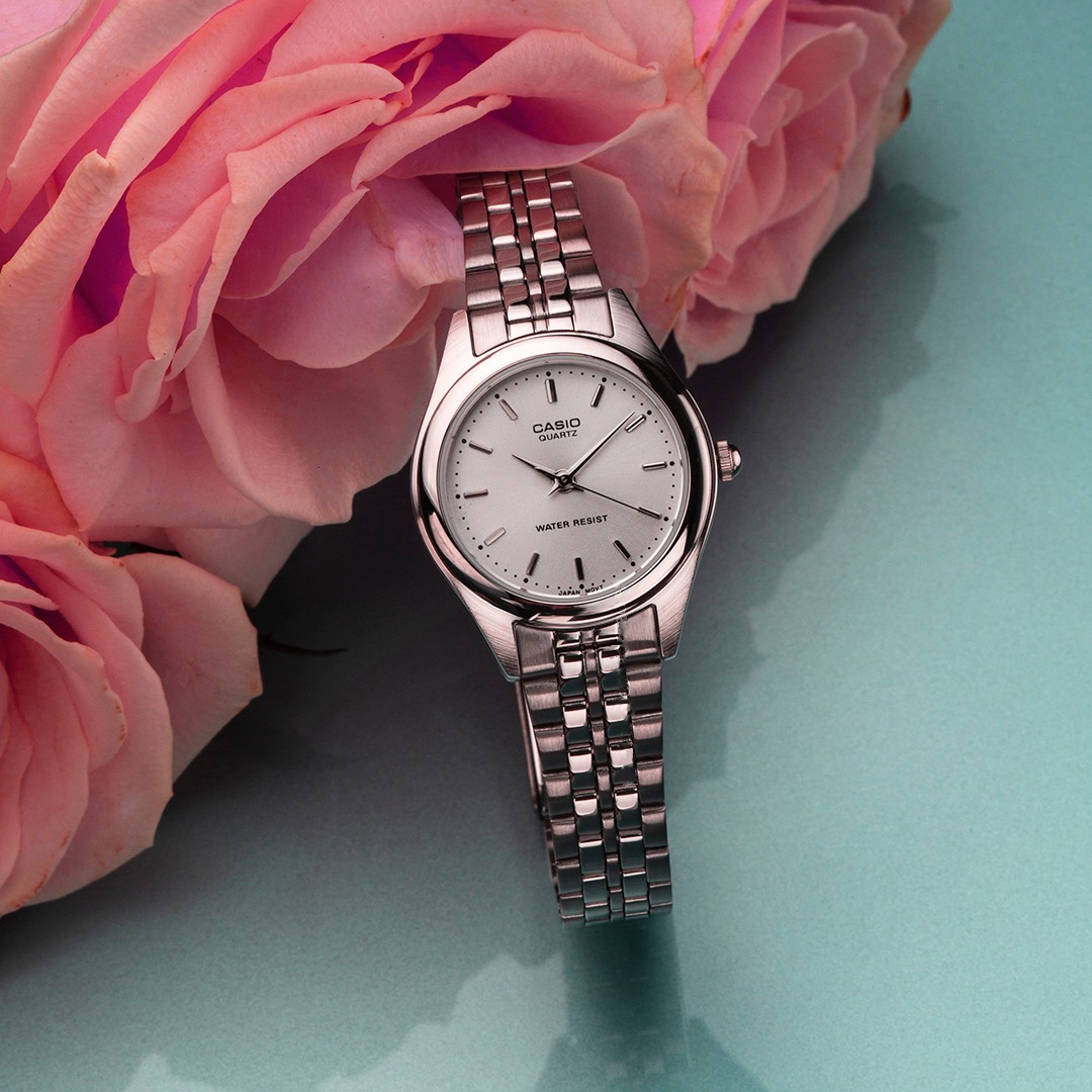 RELOJ PARA MUJER CASIO LTP-1129A-7ARDF -BLANCO