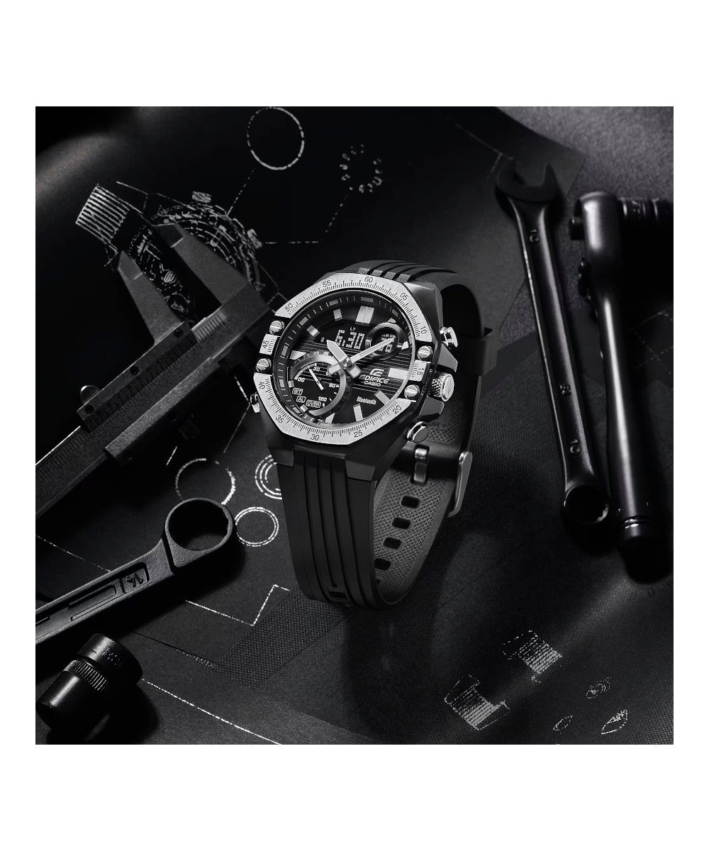 RELOJ PARA HOMBRE CASIO EDIFICE ECB-10TP-1ADF -NEGRO