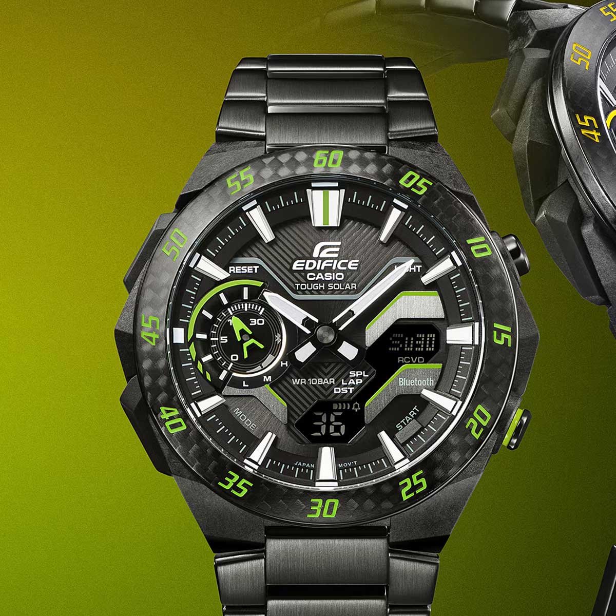 RELOJ ANALÓGICO-DIGITAL PARA HOMBRE CASIO EDIFICE ECB-2200RC-1A3DF - NEGRO