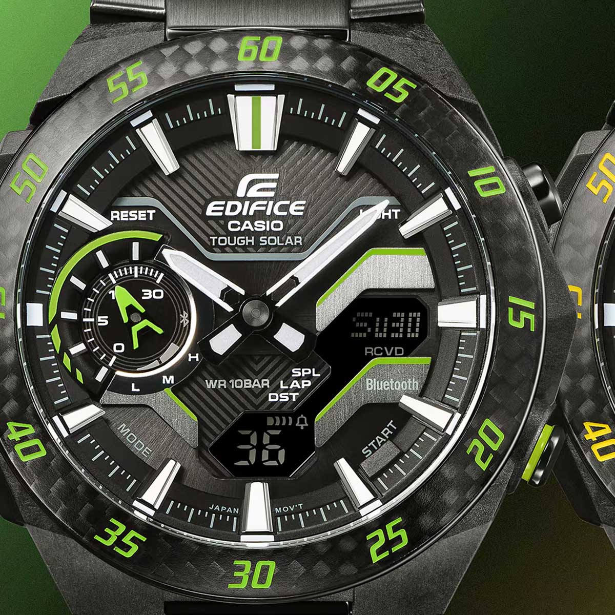 RELOJ ANALÓGICO-DIGITAL PARA HOMBRE CASIO EDIFICE ECB-2200RC-1A3DF - NEGRO