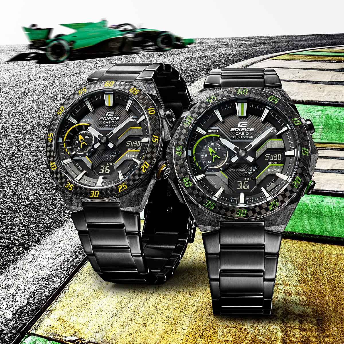 RELOJ ANALÓGICO-DIGITAL PARA HOMBRE CASIO EDIFICE ECB-2200RC-1A9DF - NEGRO