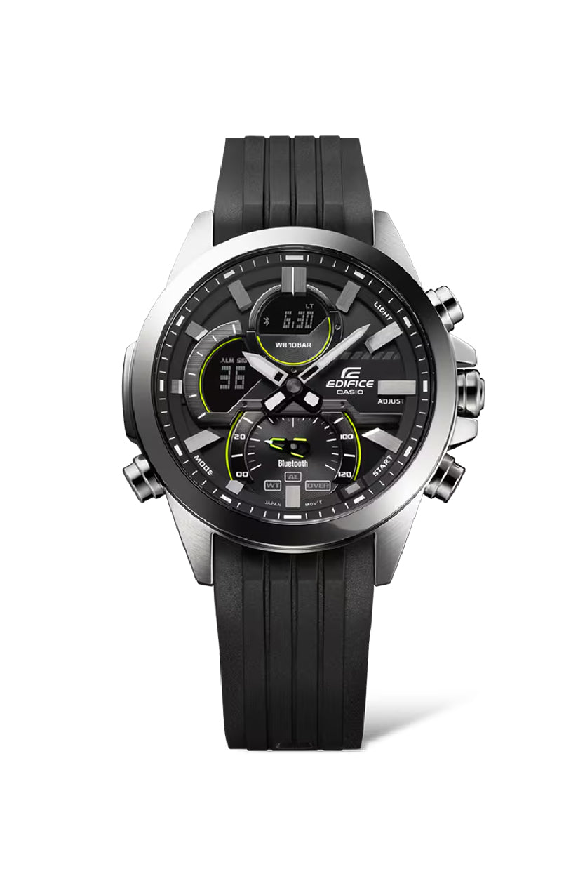 RELOJ ANALÓGICO-DIGITAL PARA HOMBRE CASIO EDIFICE ECB-30P-1ADF - NEGRO