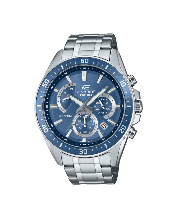 CASIO EDIFICE EFR-552D-2AVUDF – RELOJ ANALÓGICO PARA HOMBRE – PLATEADO