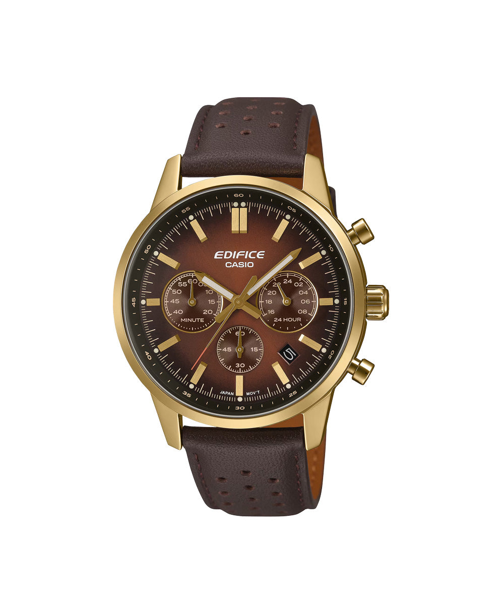 RELOJ PARA HOMBRE CASIO EDIFICE EFR-575CL-5ADF - CAFÉ