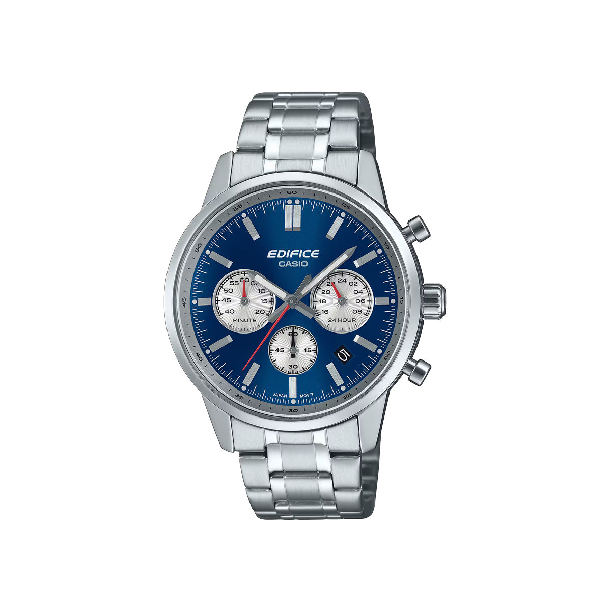 RELOJ ANALÓGICO PARA HOMBRE CASIO EDIFICE EFR-575D-2ADF - PLATEADO
