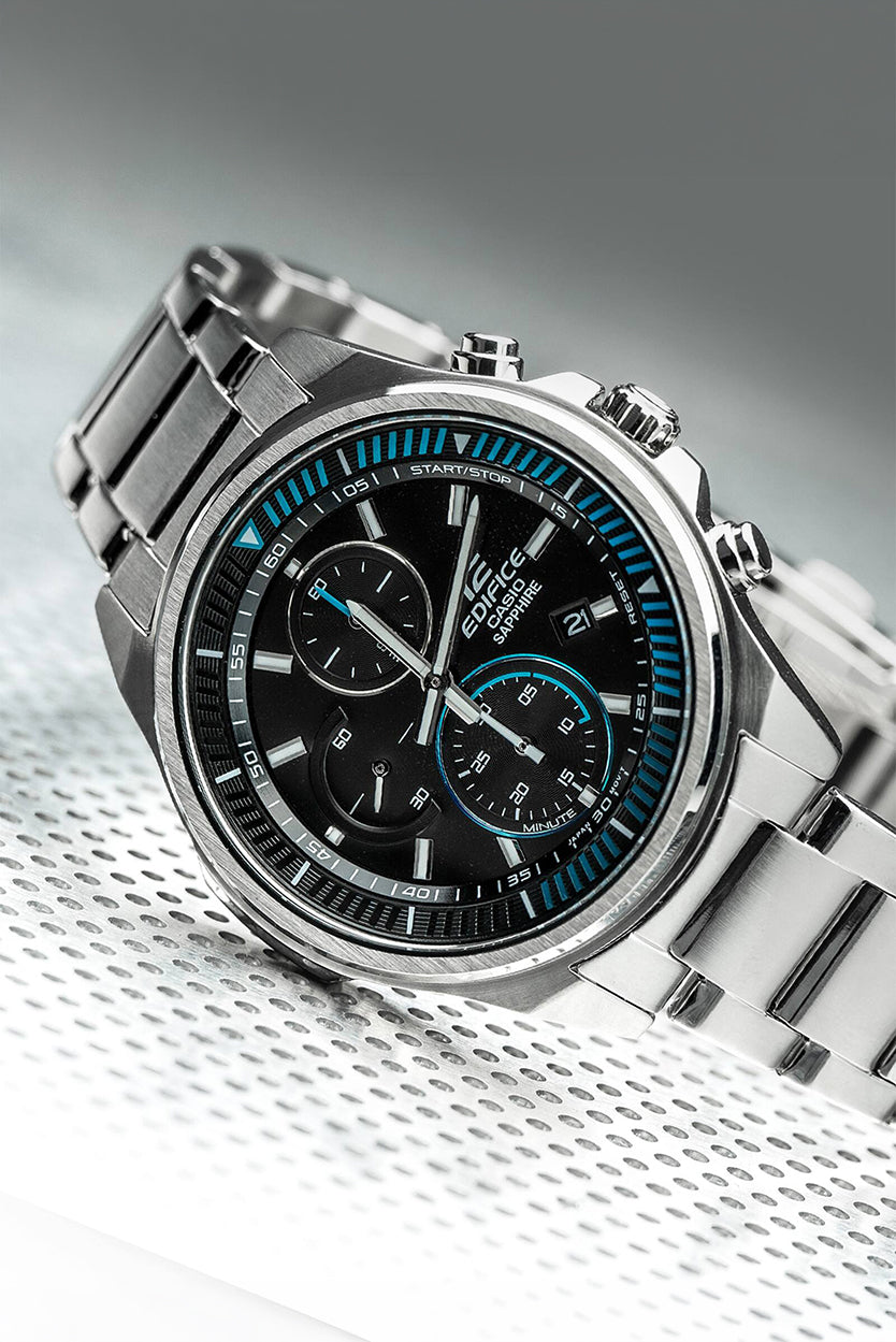 RELOJ ANALÓGICO PARA HOMBRE CASIO EDIFICE EFR-S572D-1AVUDF - PLATEADO
