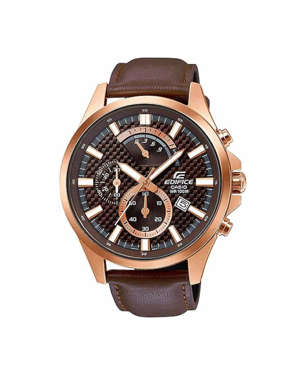RELOJ PARA HOMBRE CASIO EDIFICE EFV-530GL-5AVUDF -CAFÉ
