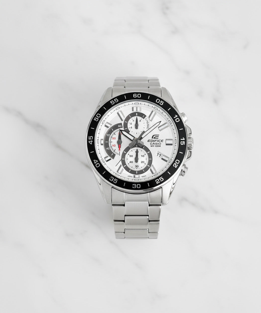 RELOJ ANALÓGICO PARA HOMBRE CASIO EDIFICE EFV-550D-7AVUDF - PLATEADO
