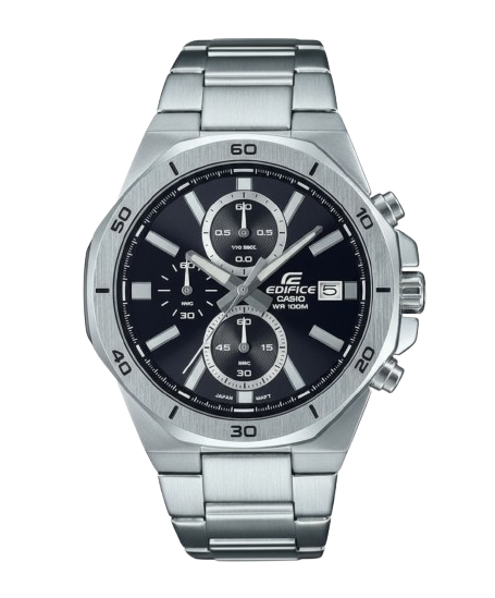 RELOJ ANALÓGICO PARA HOMBRE CASIO EDIFICE EFV-640D-1AVUDF - PLATEADO