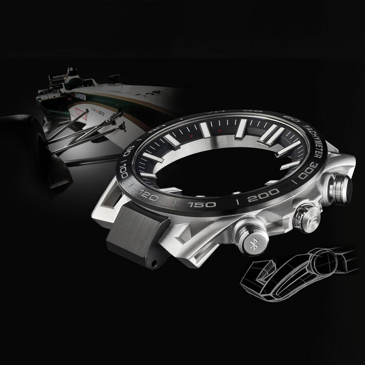 CASIO EDIFICE EQB-2000DB-1ADR – RELOJ ANALÓGICO PARA HOMBRE – PLATEADO