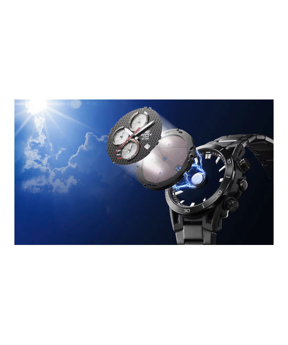 RELOJ PARA HOMBRE CASIO EDIFICE EQS-960D-1AVUDF -NEGRO