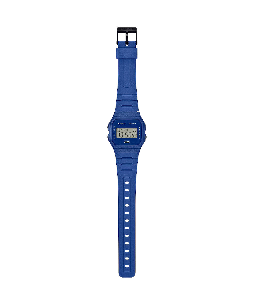 RELOJ CASIO F-91WB-2A1DF -AZUL