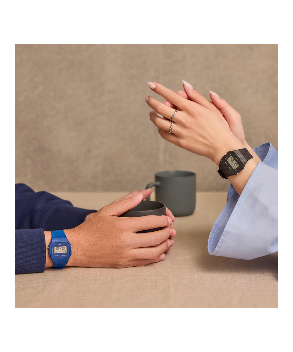 RELOJ CASIO F-91WB-2A1DF -AZUL