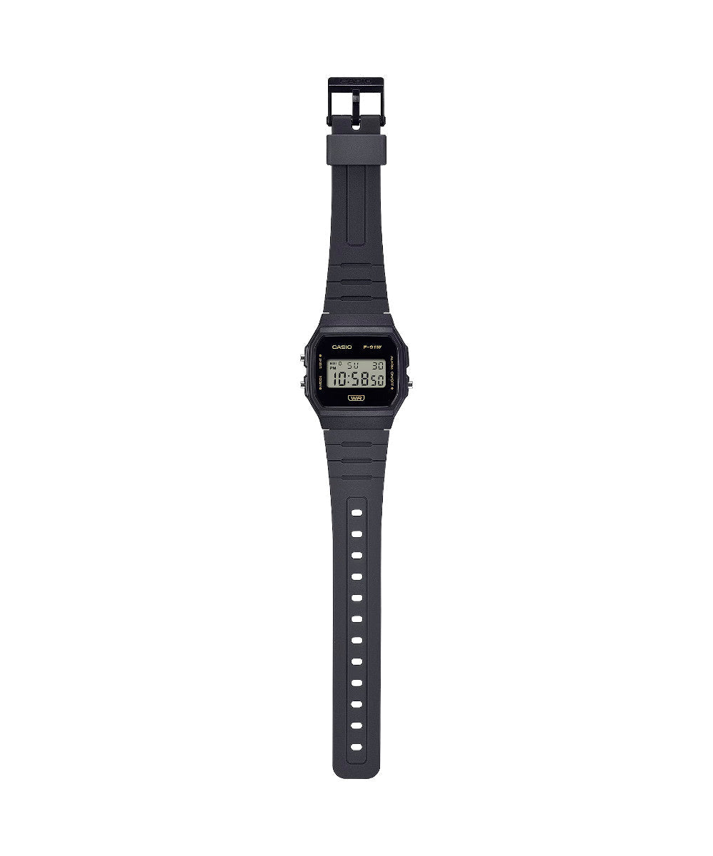 RELOJ UNISEX CASIO F-91WB-8ADF - NEGRO