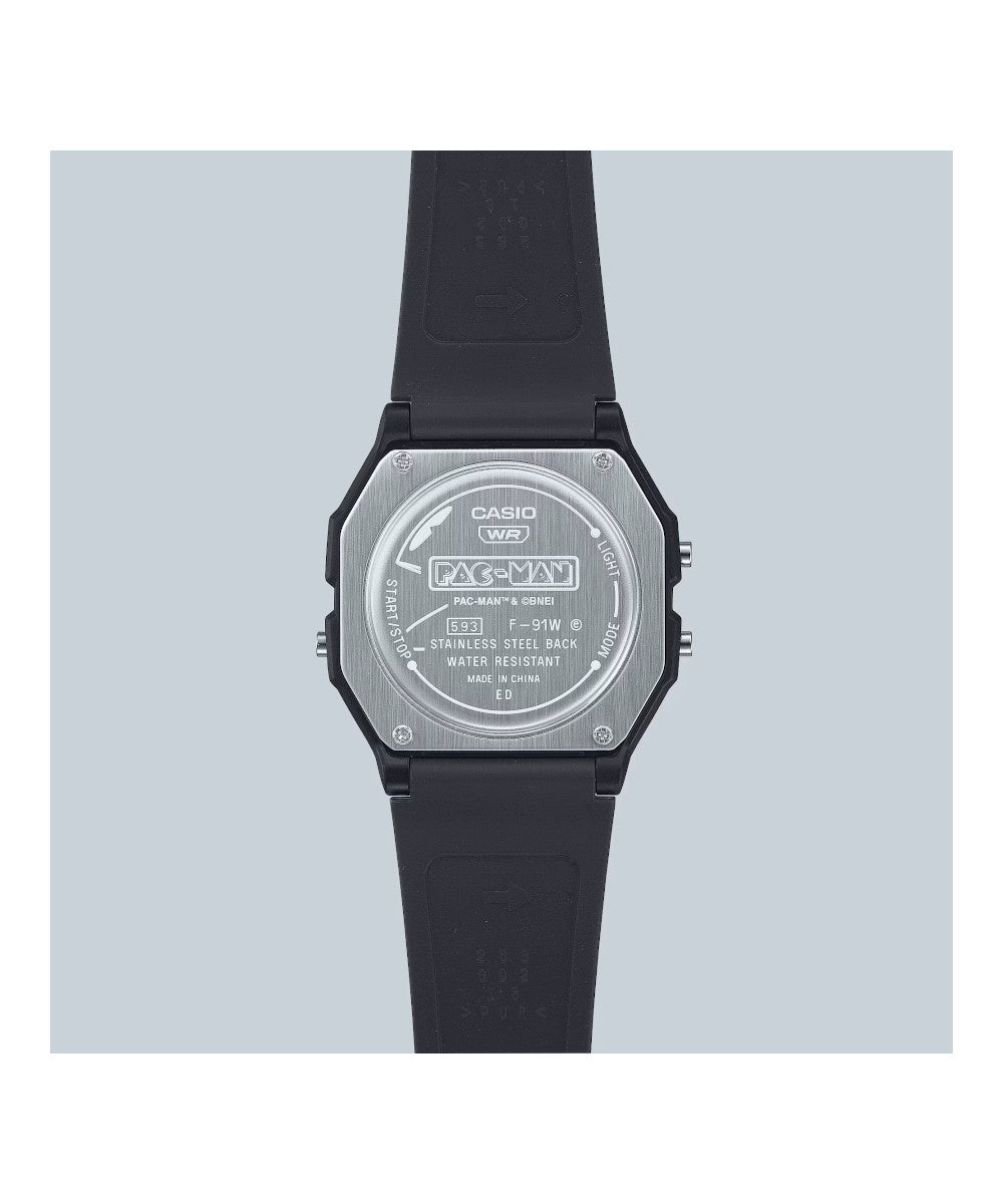 RELOJ CASIO F-91WPC-1ADR -NEGRO