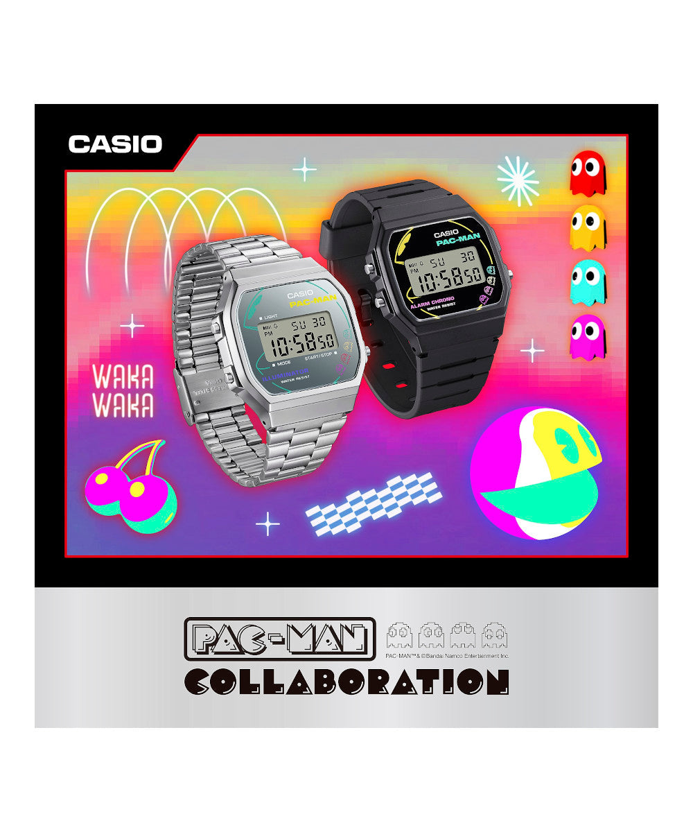 RELOJ CASIO F-91WPC-1ADR -NEGRO