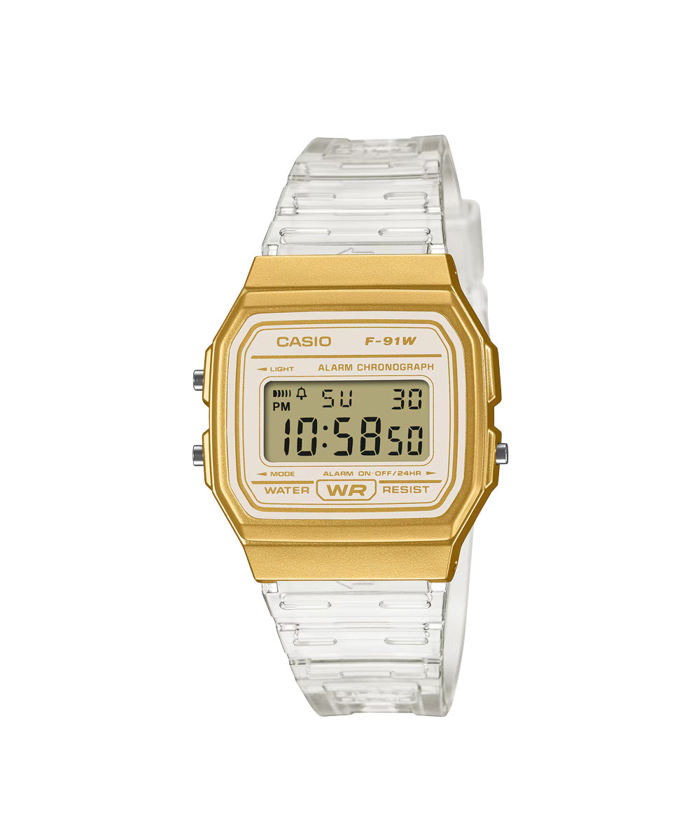 RELOJ CASIO F-91WS-7A2DF - DORADO