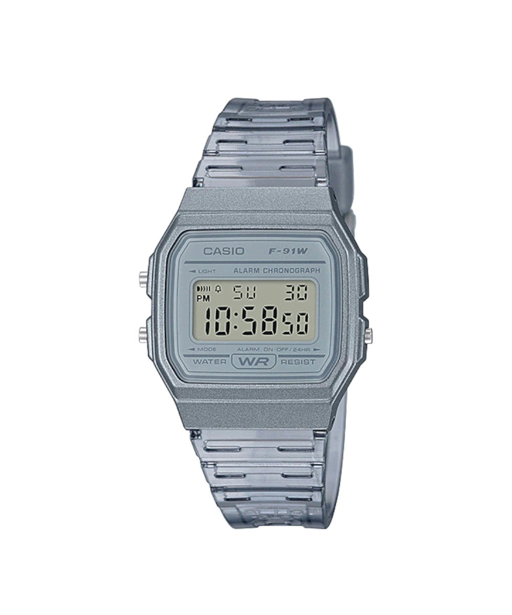 RELOJ CASIO F-91WS-8DF -GRIS