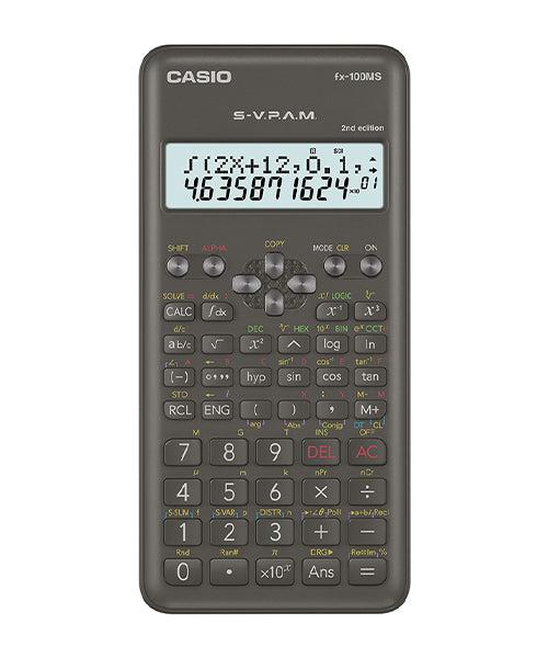 FX-100MS-2-W-DH-V CALCULADORA CASIO ESCUELA Y UNIVERSIDAD