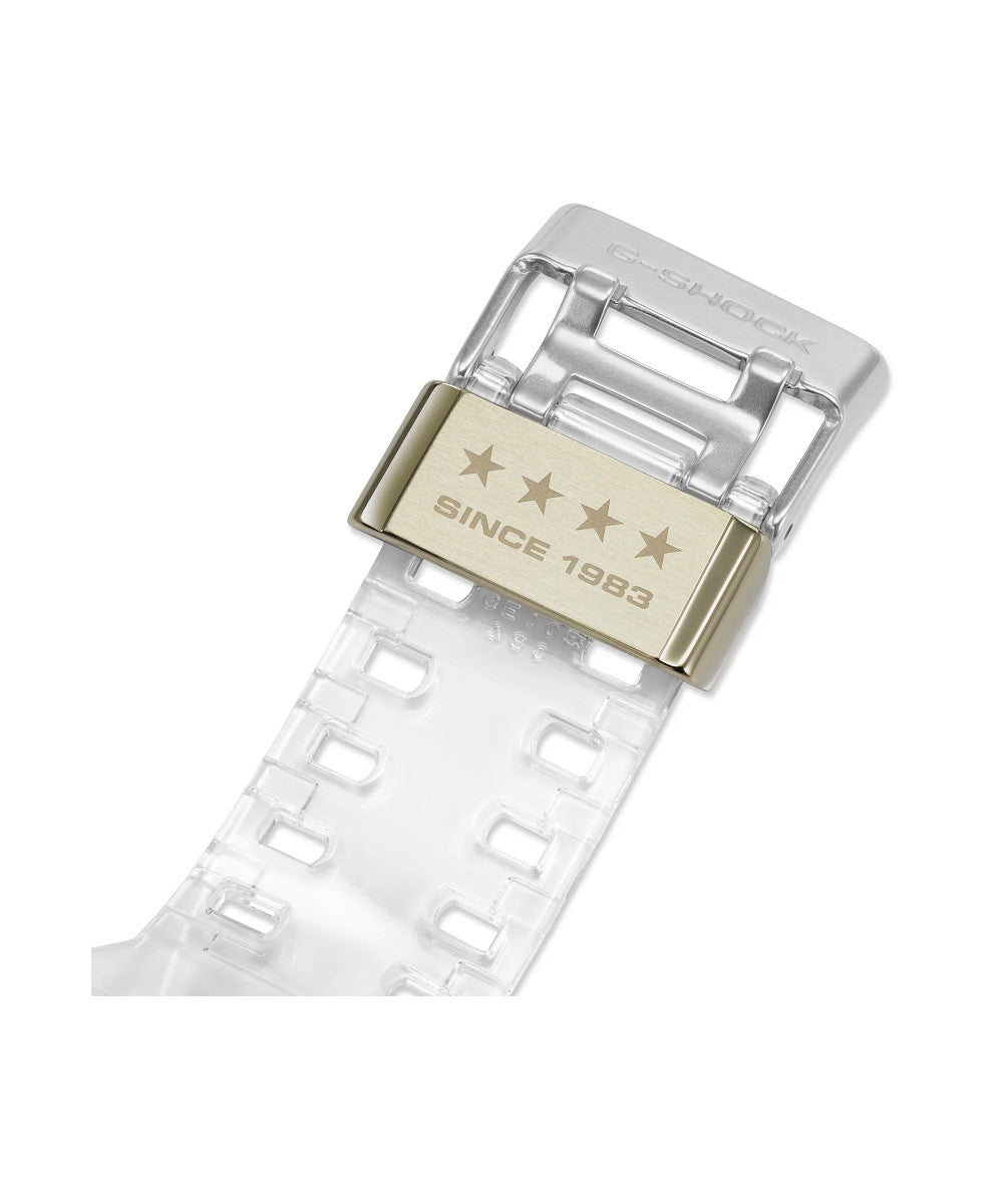 CASIO G-SHOCK GA-114RX-7ADR – RELOJ ANÁLOGO DIGITAL PARA HOMBRE –TRANSPARENTE