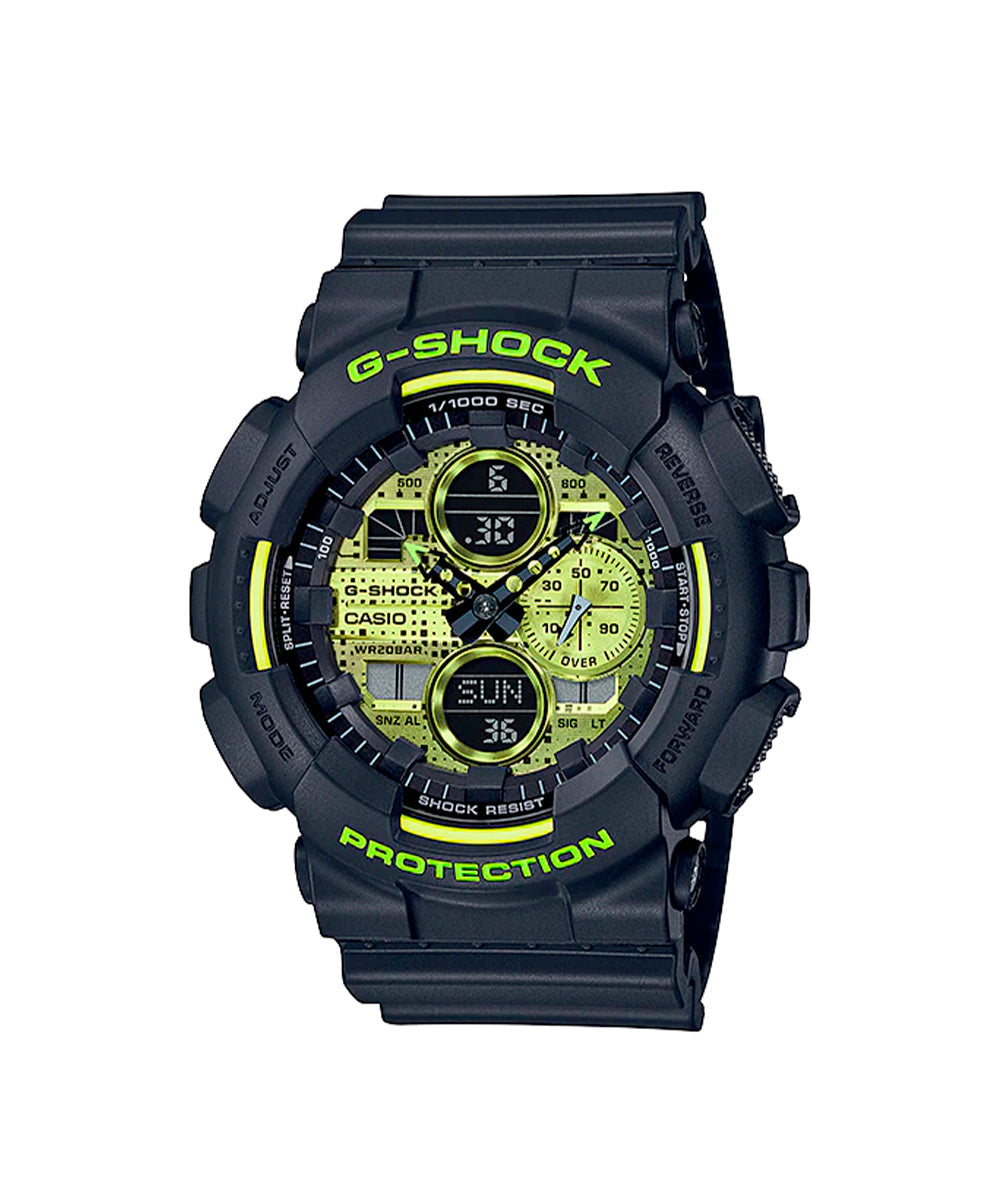 RELOJ CASIO G-SHOCK GA-140DC-1ADR- NEGRO
