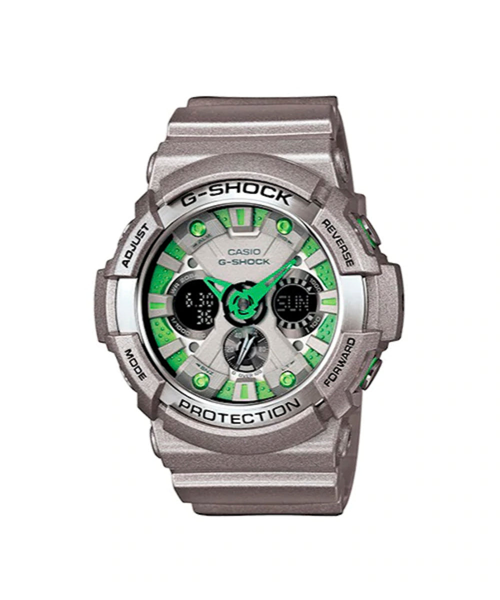 RELOJ CASIO G-SHOCK GA-200SH-8ADR- PLATEADO