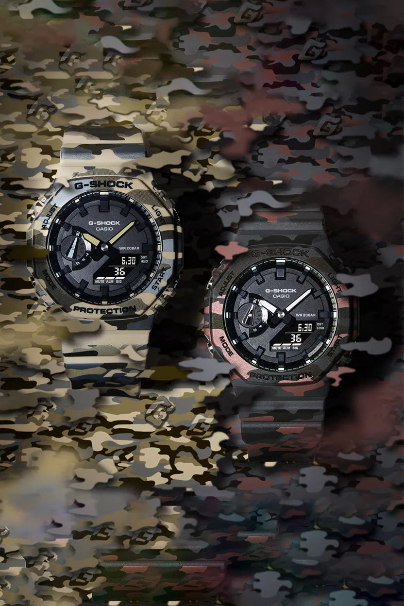 RELOJ CASIO G-SHOCK GA-2100CM-5ADR - CAFÉ
