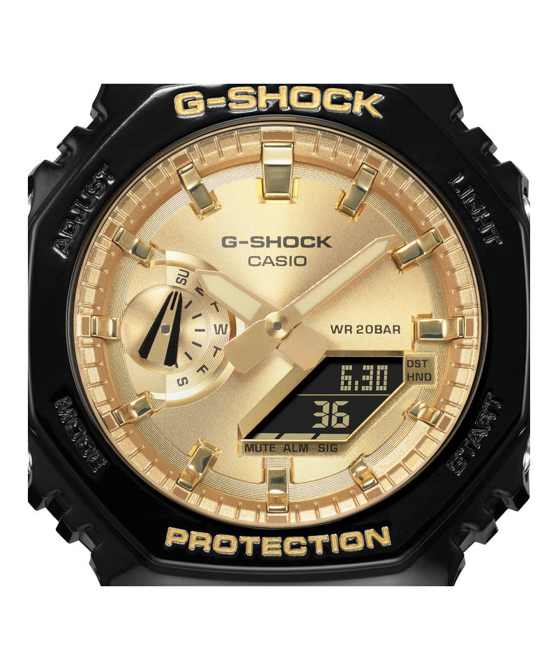 CASIO G-SHOCK GA-2100GB-1ADR – RELOJ ANÁLOGO DIGITAL PARA HOMBRE – NEGRO