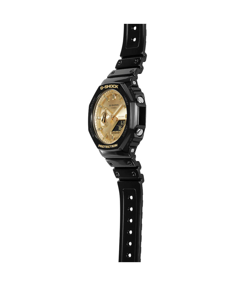 CASIO G-SHOCK GA-2100GB-1ADR – RELOJ ANÁLOGO DIGITAL PARA HOMBRE – NEGRO