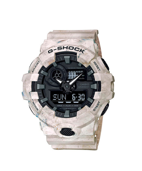 RELOJ CASIO G-SHOCK GA-700WM-5ADR- BLANCO
