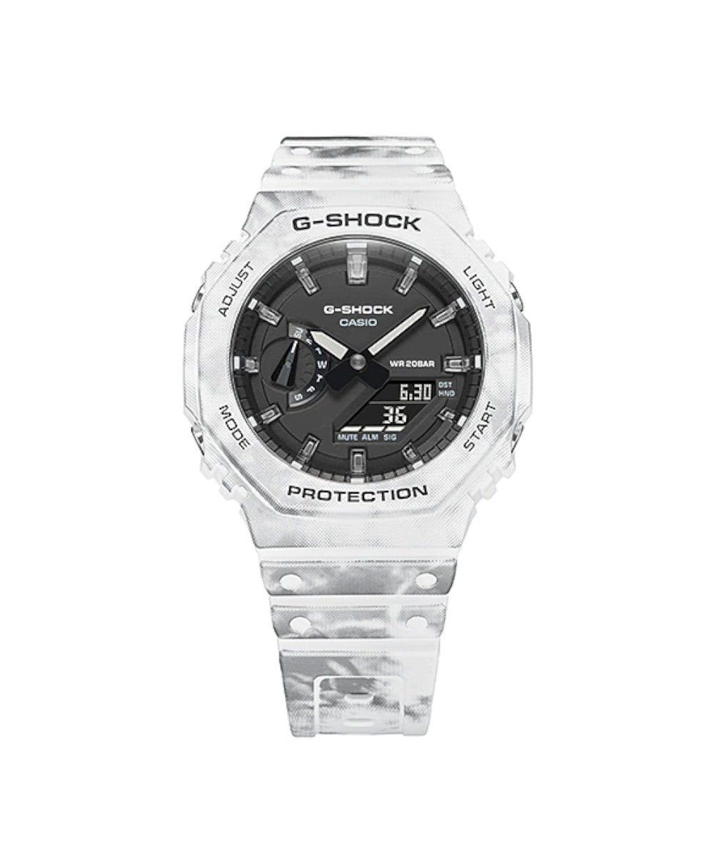 RELOJ CASIO G-SHOCK GAE-2100GC-7ADR- BLANCO