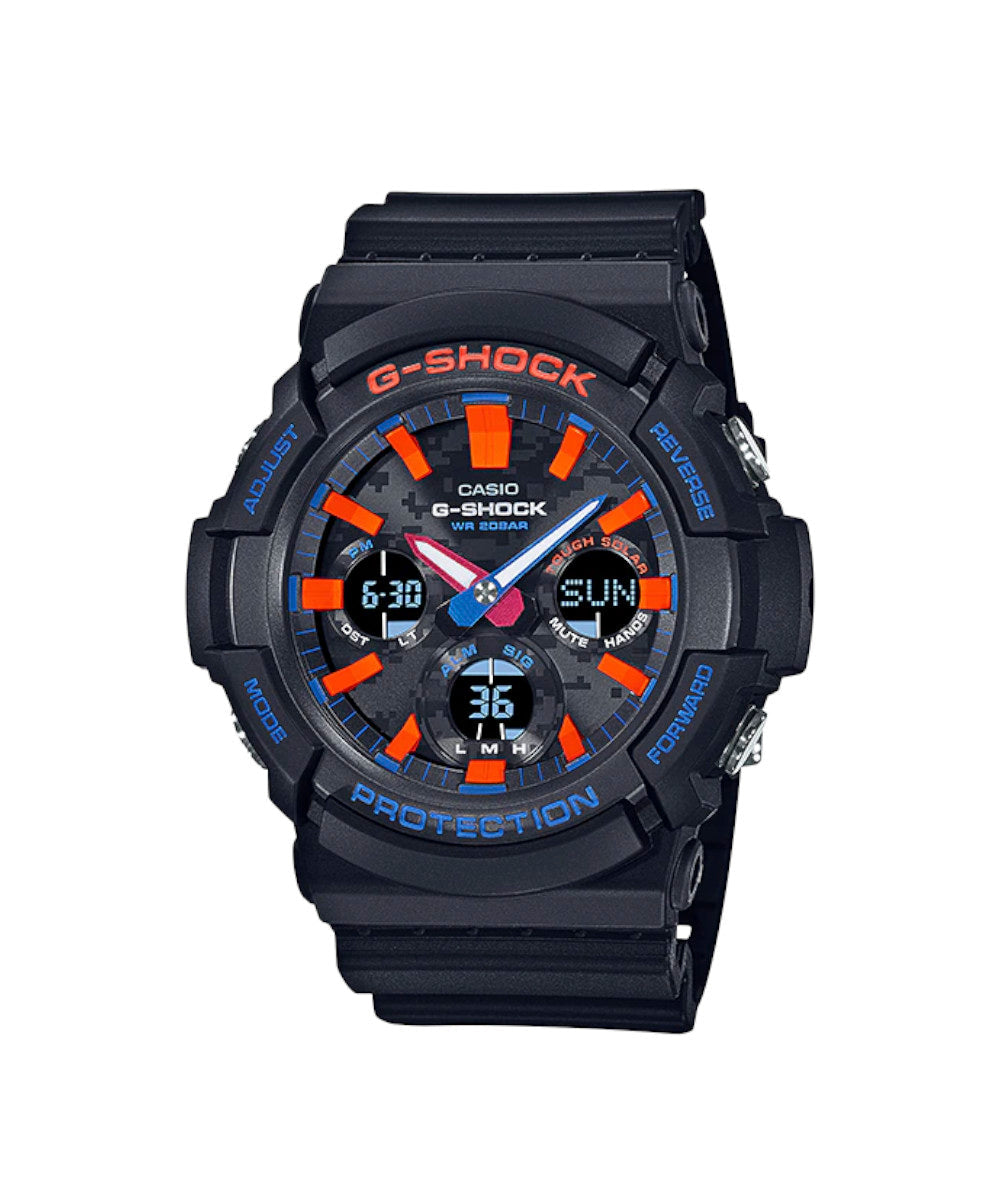 RELOJ CASIO G-SHOCK GAS-100CT-1ADR- NEGRO