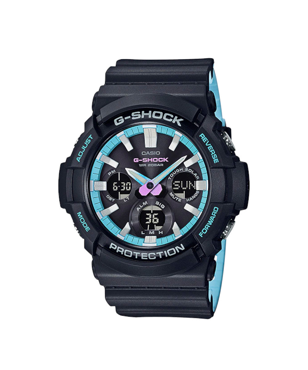 RELOJ CASIO G-SHOCK GAS-100PC-1ADR- NEGRO