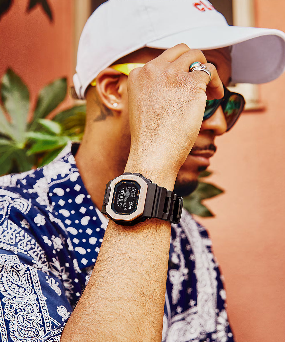 RELOJ DIGITAL PARA HOMBRE CASIO G-SHOCK GBX-100NS-4DR - NARANJA
