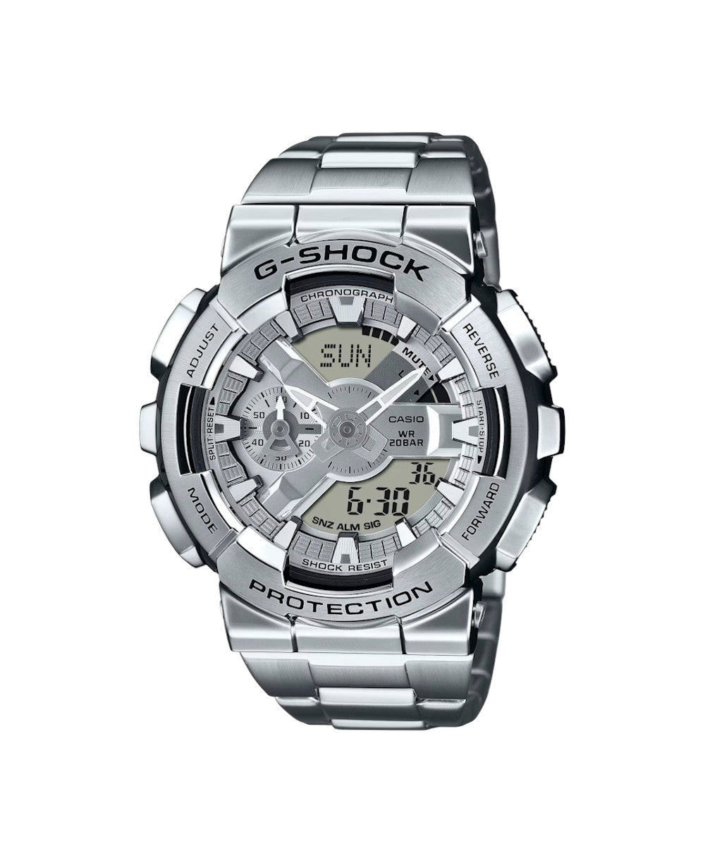 RELOJ CASIO G-SHOCK GM-110D-8ADR- PLATEADO