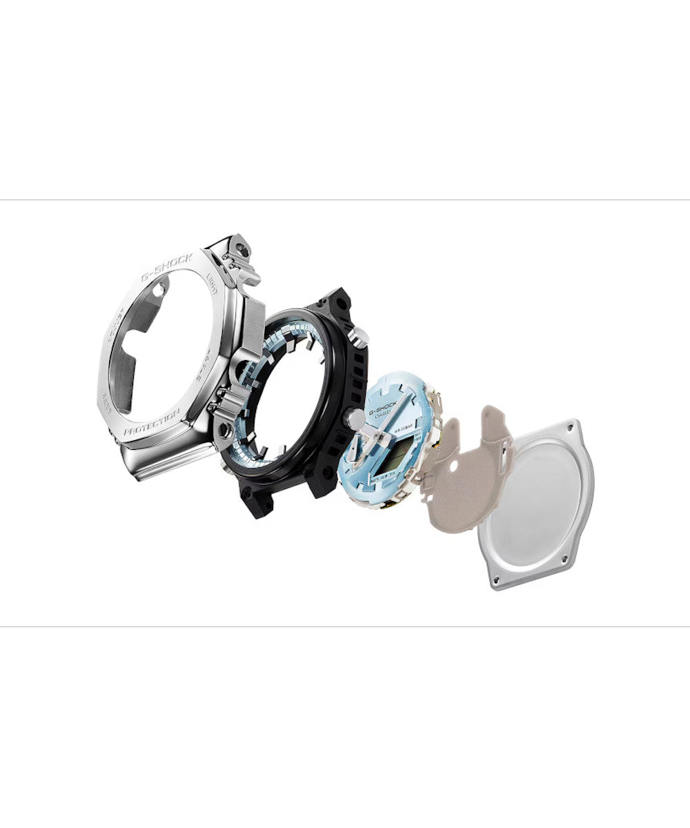 RELOJ CASIO G-SHOCK GM-2110D-7BDR- BLANCO