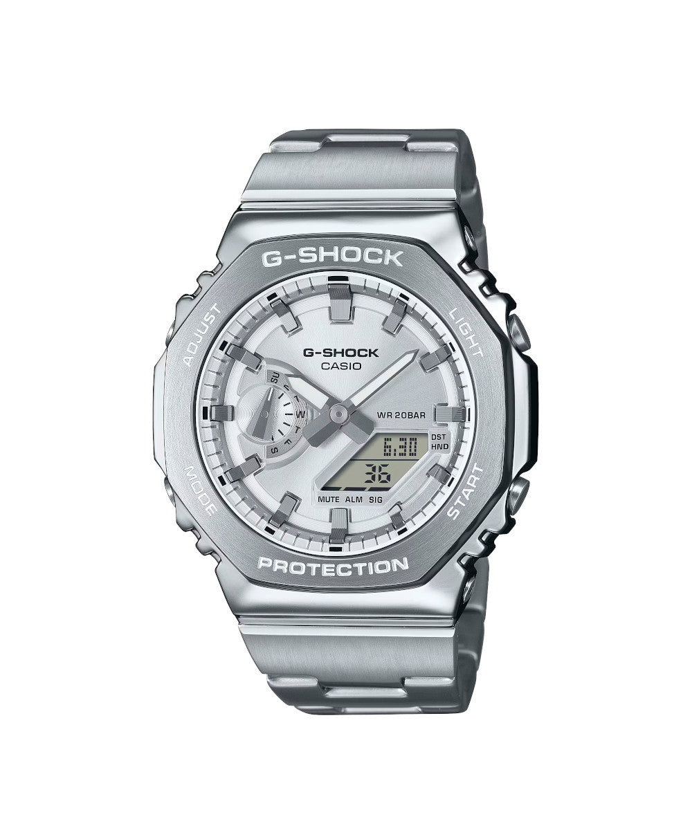RELOJ CASIO G-SHOCK GM-2110D-7BDR- BLANCO