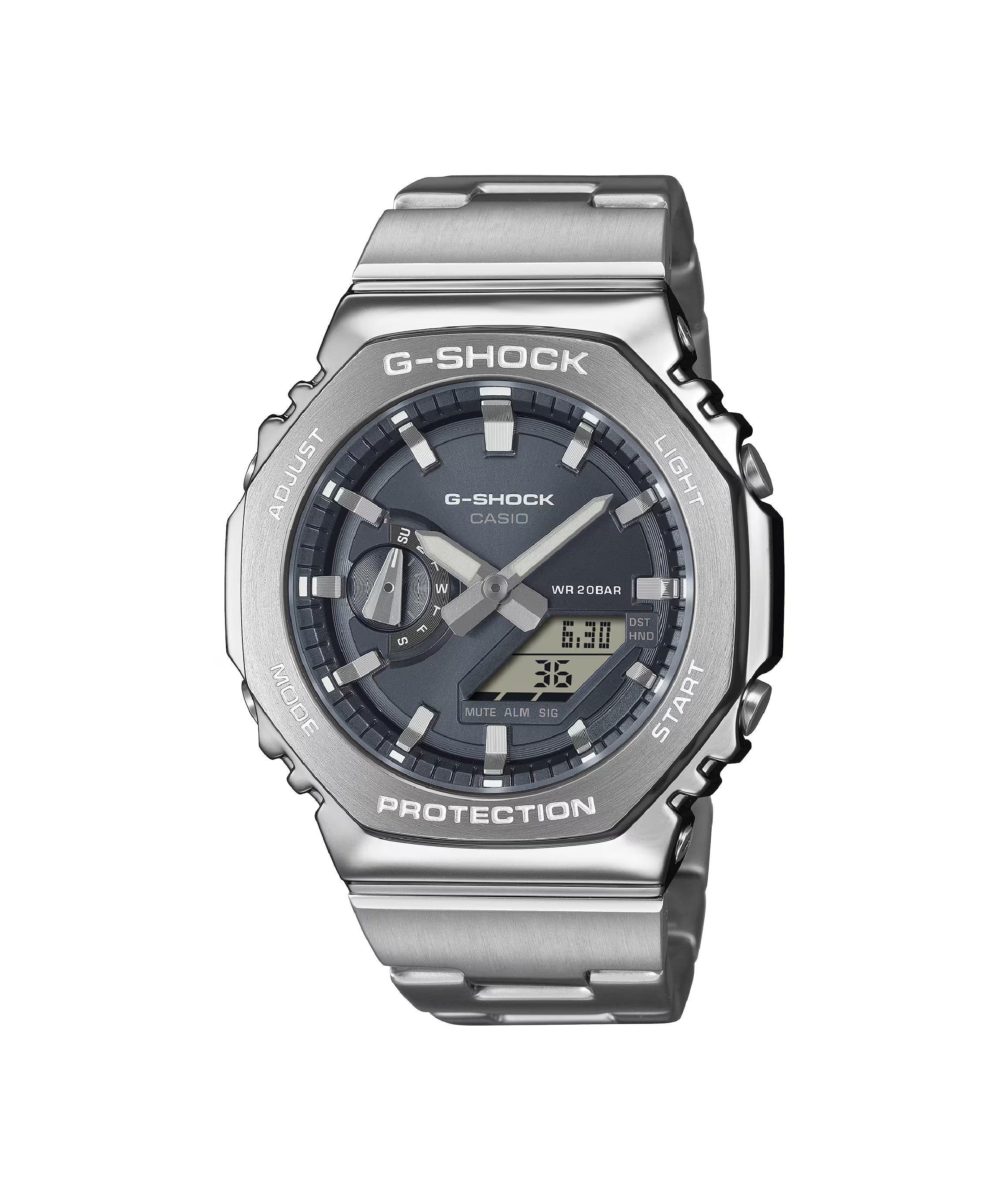 RELOJ PARA HOMBRE CASIO G-SHOCK GM-2110D-8ADR RELOJ - GRIS