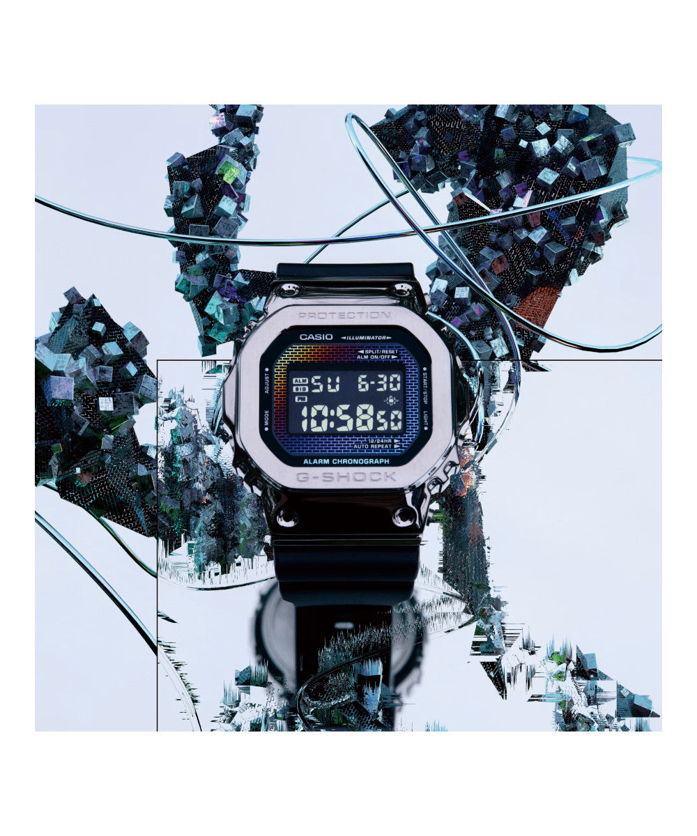 RELOJ CASIO G-SHOCK GM-5600RW-1DR- NEGRO