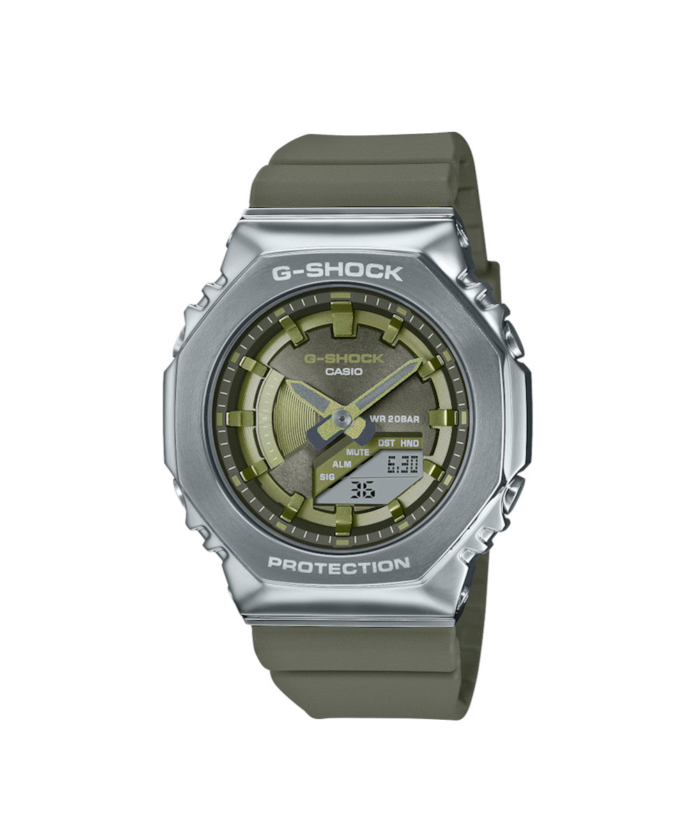 RELOJ PARA MUJER CASIO G-SHOCK  GM-S2100-3ADR -VERDE