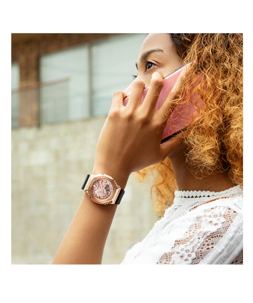 RELOJ PARA MUJER CASIO G-SHOCK  GM-S2100PG-1A4DR -ROSADO